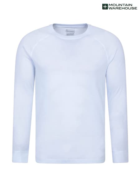 White - Regular Mountain Warehouse Talus Thermal Base Layer Top