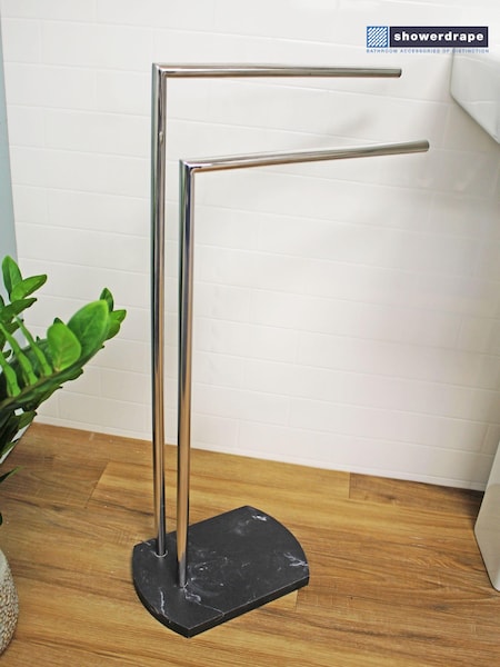 Showerdrape Grey Octavia Freestanding Towel Stand (265400) | €94