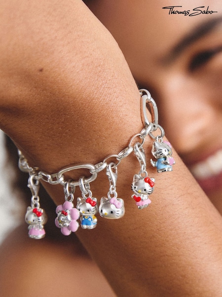 Silver - Thomas Sabo Hello Kitty Angel Charm Connect Pendant