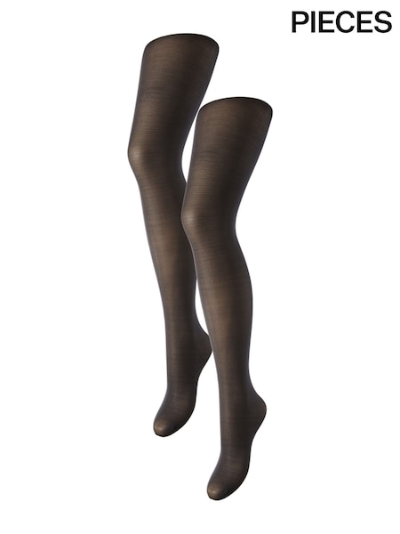 Melns - Pieces 20 Den Tights 2 Pack