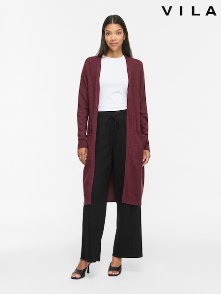 Sarkans - Vila Long Line Knit Cardigan