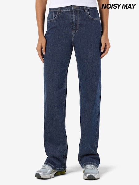 Blue - Noisy May Straight Leg Denim Jeans