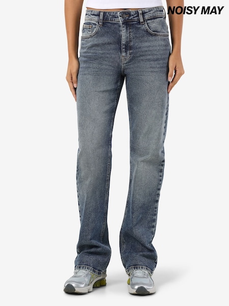 Blue - Noisy May Straight Leg Denim Jeans