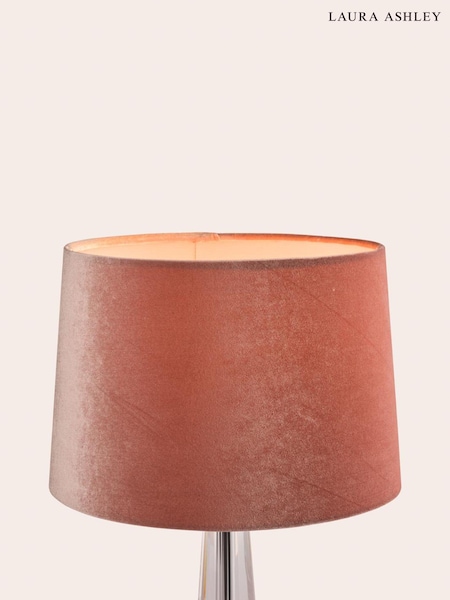 Laura Ashley Pink Velvet Empire Drum Easyfit Nigella Lamp Shade (266630) | €18.50 - €25