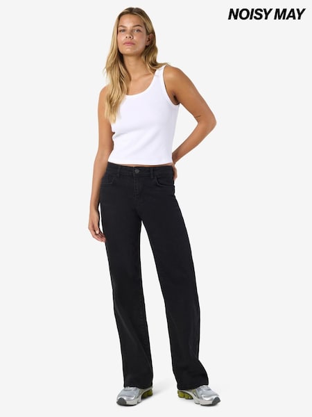Noir - Noisy May Straight Leg Denim Jeans