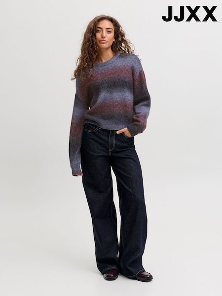 Violets - Jjxx Stiped Crew Neck Knit Jumper