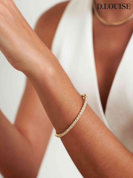 גוון זהוב - D.louise Classic Tennis Bangle