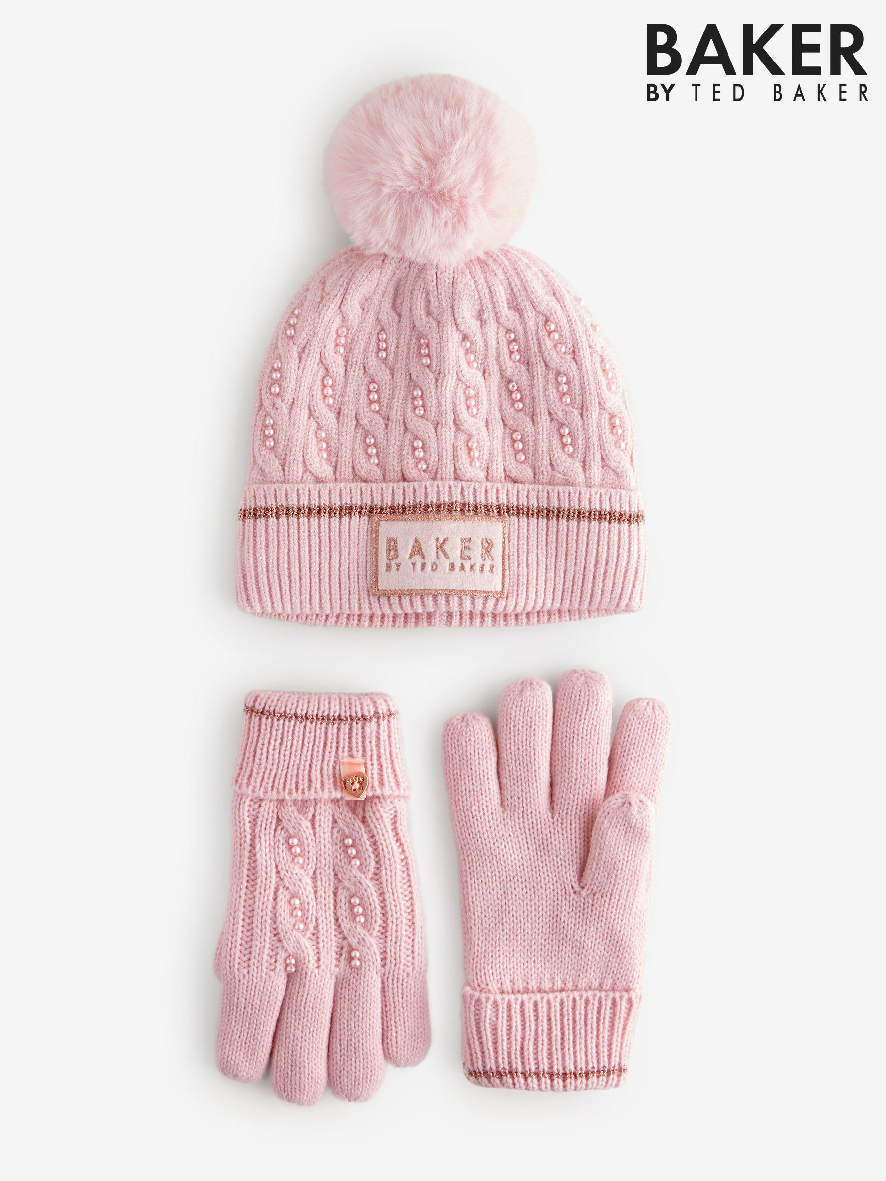Girls Hat Gloves Scarf Sets Baker By Ted Baker Bobble Next Luxembourg