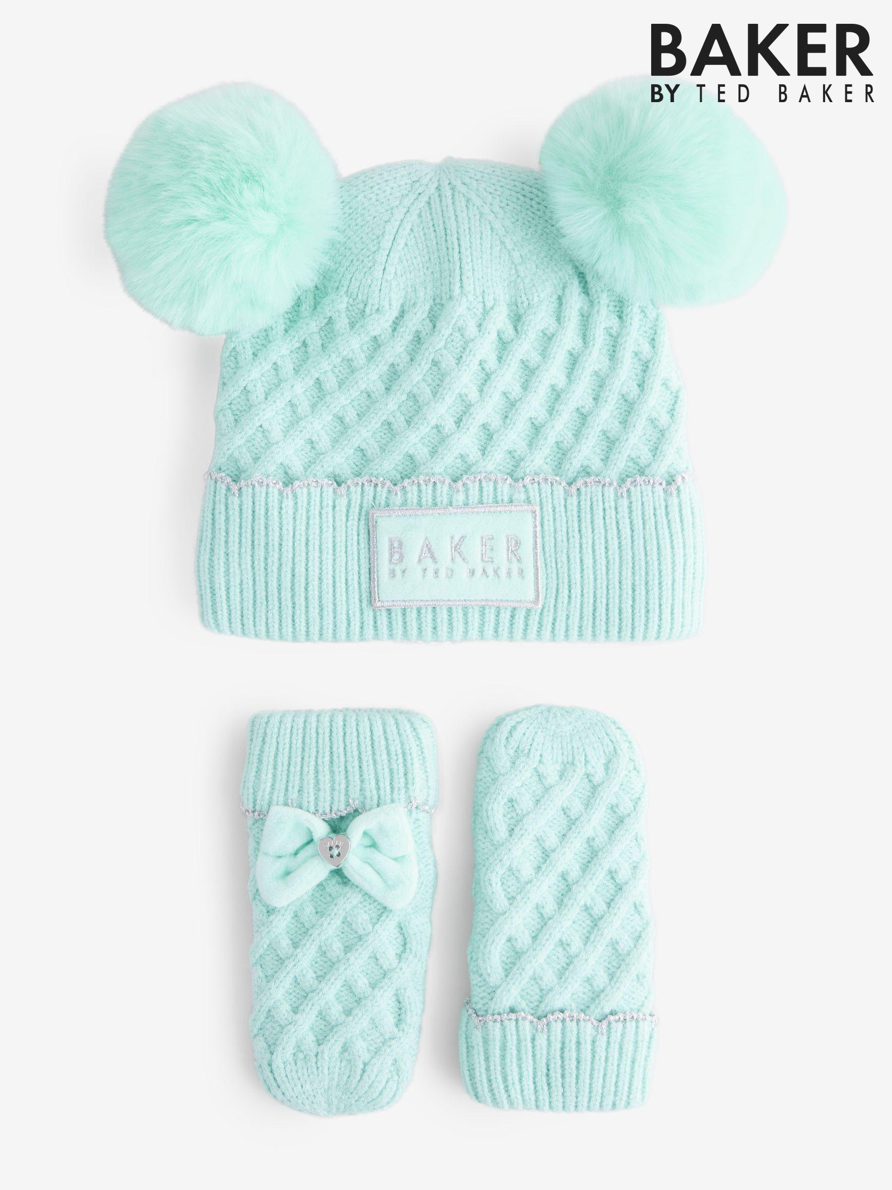 Girls navy hat and gloves new arrivals