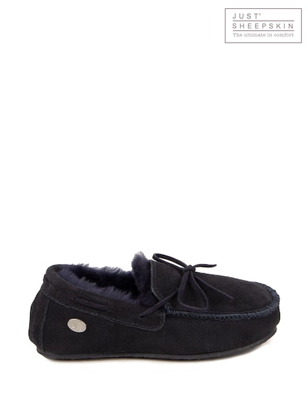 Just Sheepskin Dark Blue Boys Just Sheepskin™ Mini Torrington Slippers (268560) | €34