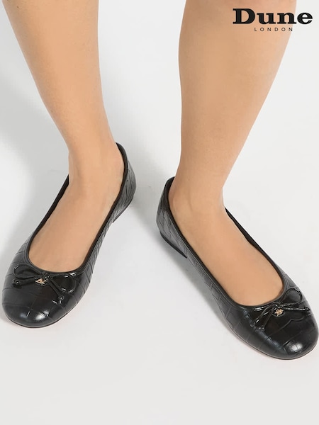 Black - Dune London Helenne Ballet Pumps