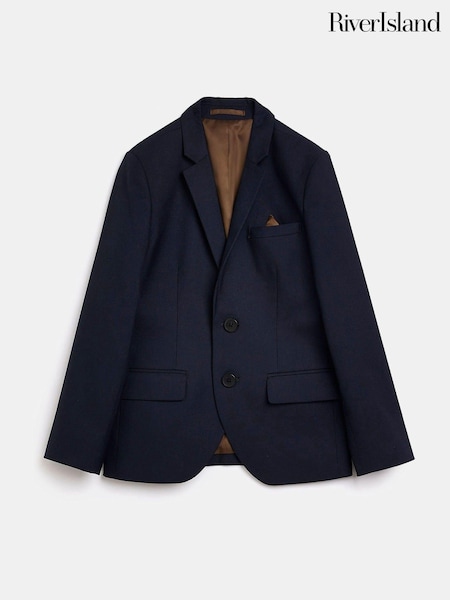 River Island Blue Tailored Suit Jacket (269501) | €57