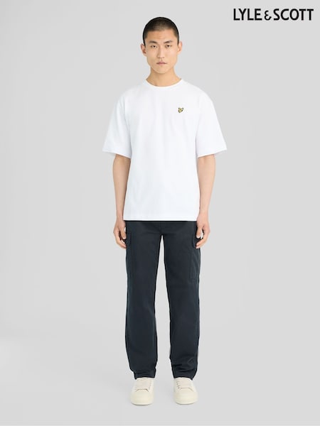 Black - Regular Lyle & Scott Cargo Pocket Trousers