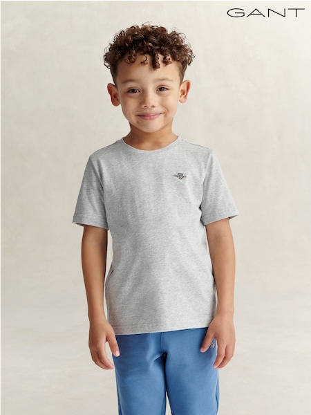 Gris - Camiseta de manga corta GANT Shield