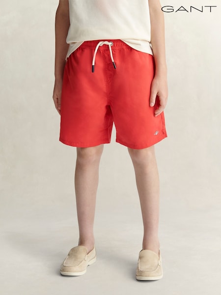 Crveno - Gant Shield Swim Shorts