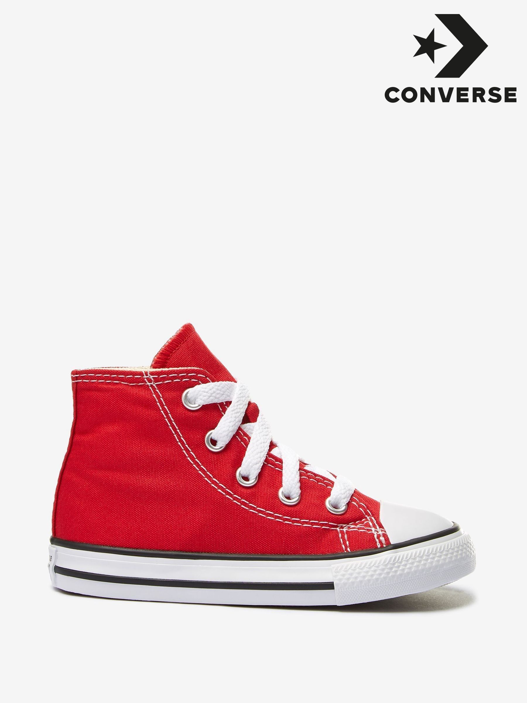 Red converse boys sales