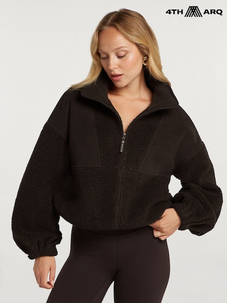 Hnědá - 4th Arq Reed Full-zip Fleece