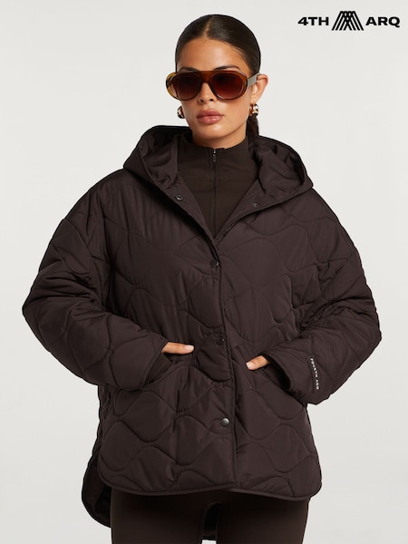 Brown - 4th Arq Cole Hooded Jacket