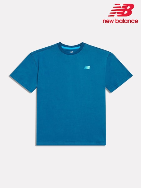 Blå - New Balance We're In It For The Long Run Graphic T-shirt