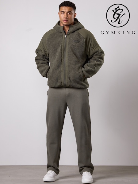 Grønn - Regular Gym King Obsidian Borg Hoodie