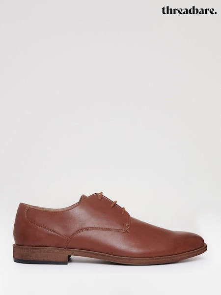 Коричневый - Regular Threadbare Derby Shoes