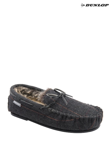 Черный - Regular Dunlop Mocassin Slippers