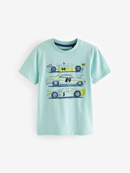 Mineral Cars Short Sleeves Graphic 100% Cotton T-Shirt (3-16yrs) (272969) | €3.50 - €5