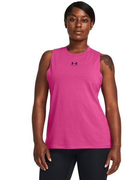 Under Armour Pink Campus Muscle Vest (273130) | €10