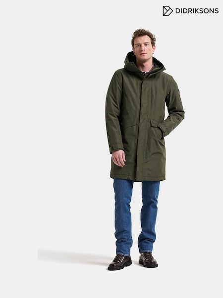 Green - Regular Didriksons Kenny Waterproof Coat
