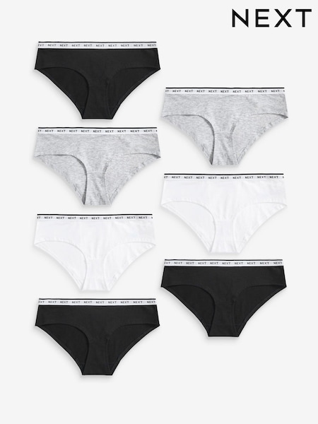Monochrome Short Logo Knickers 7 Pack (273631) | €36