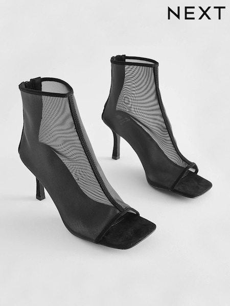 Noir - Forever Comfort® Sheer Mesh Shoe Boots (273861) | € 7