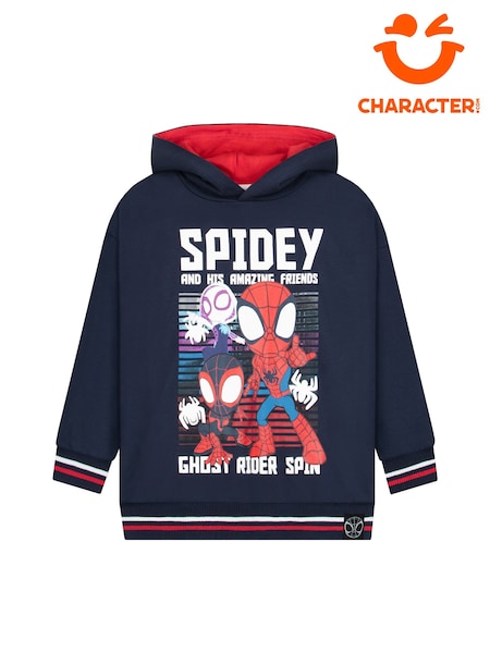 Blue - Character Marvel Ghost Spider Spin And Spidey Hoodie