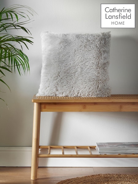 Catherine Lansfield Silver So Soft Cuddly Cushion (274189) | €22