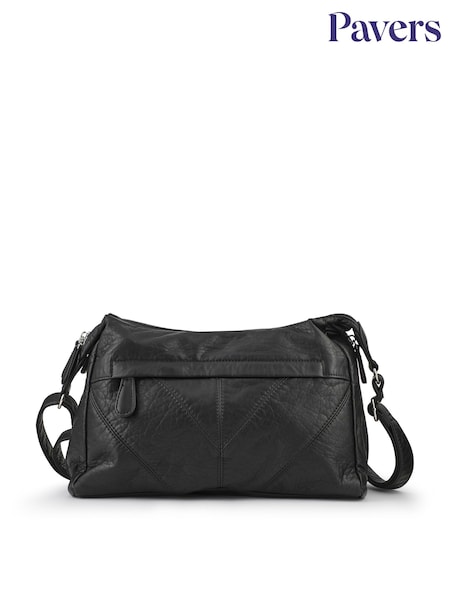Siyah - Pavers Multi-pocket Cross-body Bag