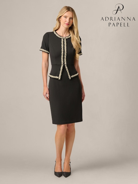 Itim - Adrianna Papell Petite Crepe Sheath Dress