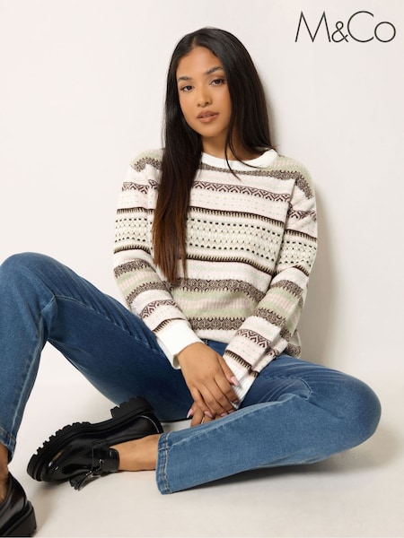 Miesaskrāsa - M&co Petite Fairisle Jumper
