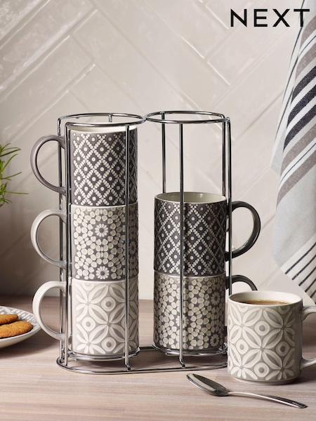 Geo Embossed Mugs (278081) | € 40