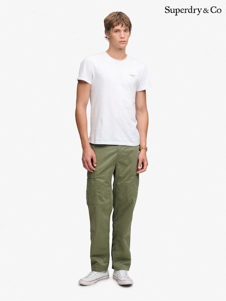 Green - Regular Superdry Regular Tapered Cargo Trousers