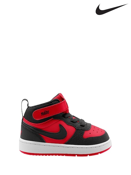 Rojo/negro - Nike Toddler Court Borough Mid Trainers (278248) | 54 €