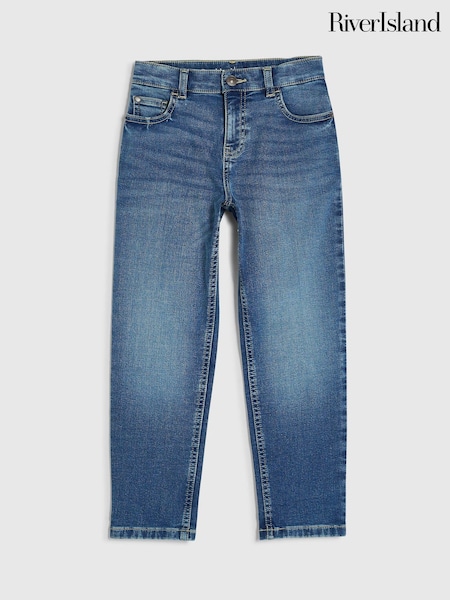 Blau - River Island Stretch Slim Leg Jeans