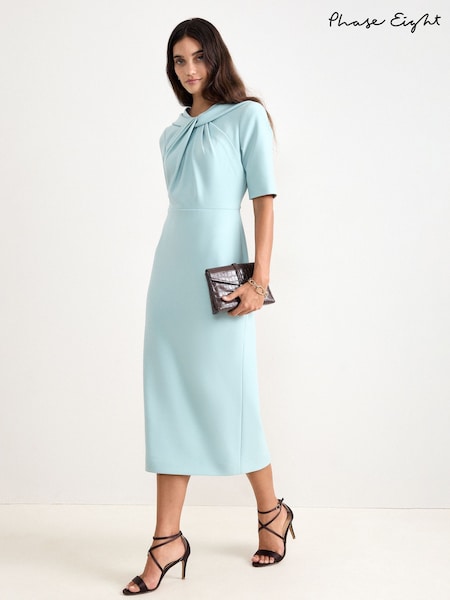 Blå - Phase Eight Sarah Midi Dress