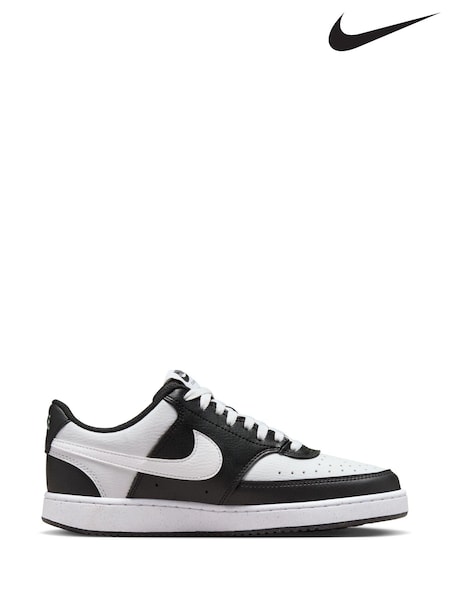 Черный/белый - Nike Court Vision Low Trainers (279365) | €99