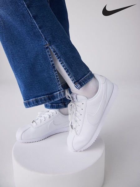 Nike White Youth Cortez Trainers (279730) | €79