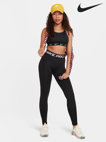 Zwart - Nike Dri-fit High Waisted Pro Leggings (279838) | € 46