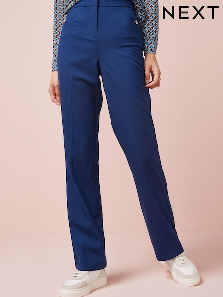 Navy Blue - Tailored Boot Cut Trousers (280426) | € 11
