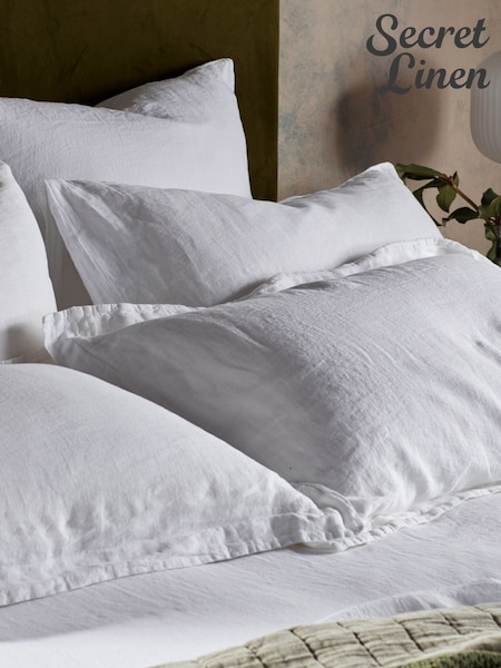 Secret Linen Store 100% Linen Pillowcase