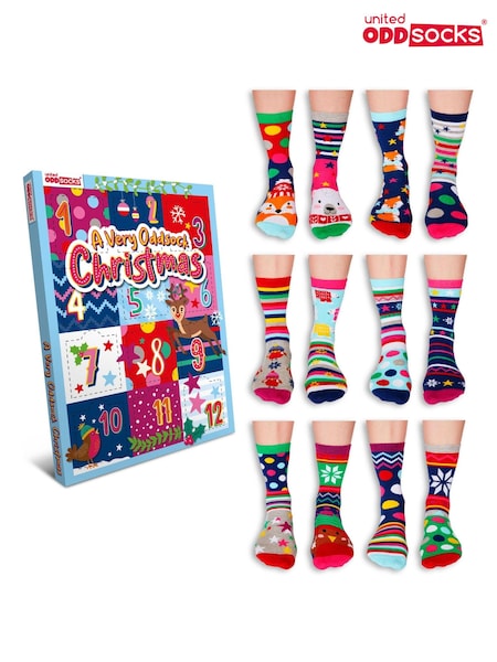 United Odd Socks Black 12 Days of Oddsocks Christmas Advent Calendar (280986) | € 32