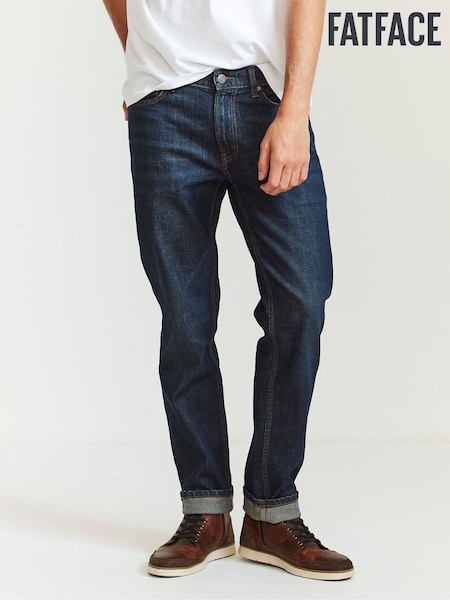 FatFace Dark Blue Vintage Wash Denim Slim Jeans (282043) | €46
