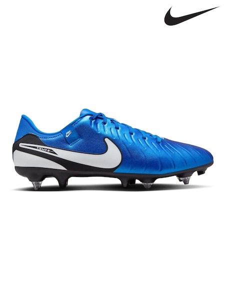 Парящий/белый - Nike Adults Tiempo Legend 10 Academy Soft Ground Football Boots (282350) | €53