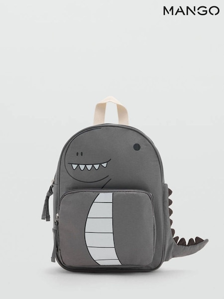 Grey - Mango Dinasour Bag